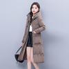 Plus Size Woman Winter Long Coat Hooded High Quality Thick Warm Padded Jackets for Women Korean Style Winter Parkas Big Pockets