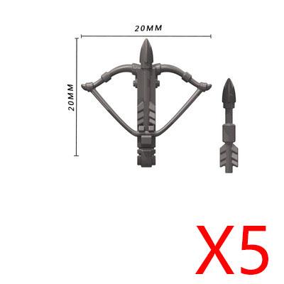 MOC Building Block Medieval Solider Knight Figures Toy Weapons Accessories Sword Axe Bow Sword Ten Spear Crossbow Mini Bricks