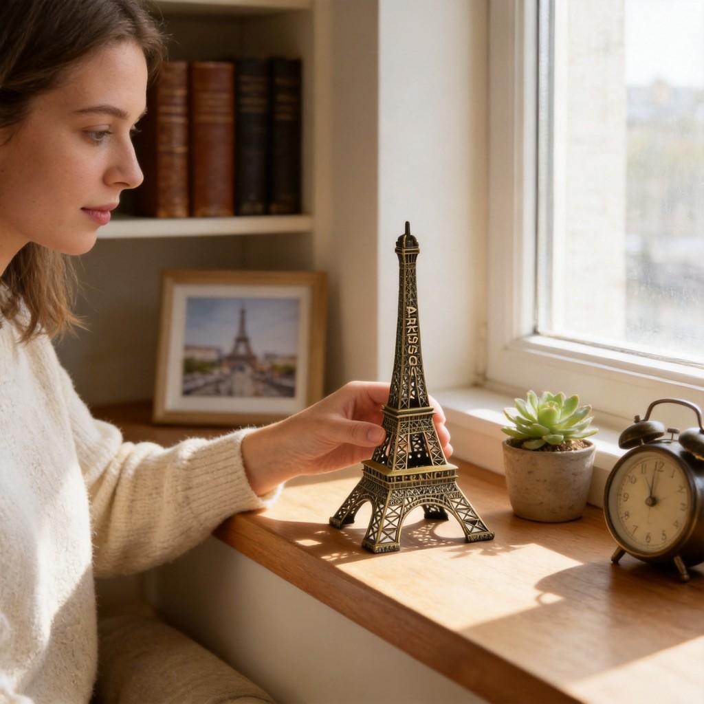 Eiffel Tower Metal Decorative Figurine For Home Decor And Gift Giving