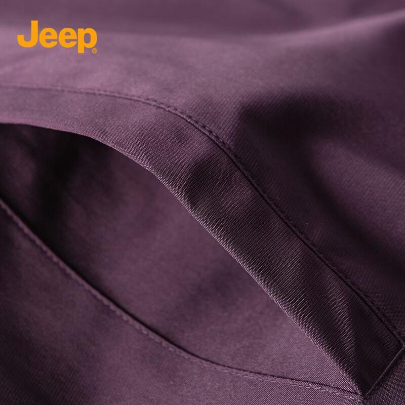 JEEP Men's Casual Stand Collar Windproof Knit Jacket