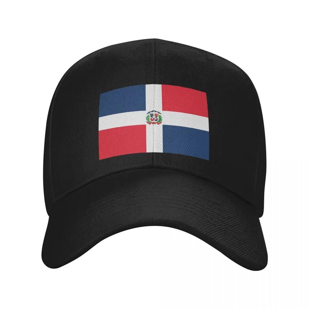Custom Punk Unisex Dominican Republic Flag Baseball Cap Adult Adjustable Dad Hat Unisex Women Hip Hop Snapback Caps