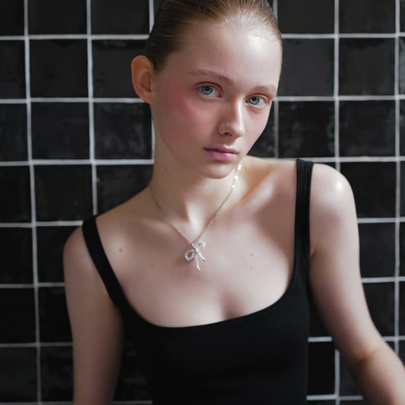 

trimarch Cloudy Necklace / Silver FREE