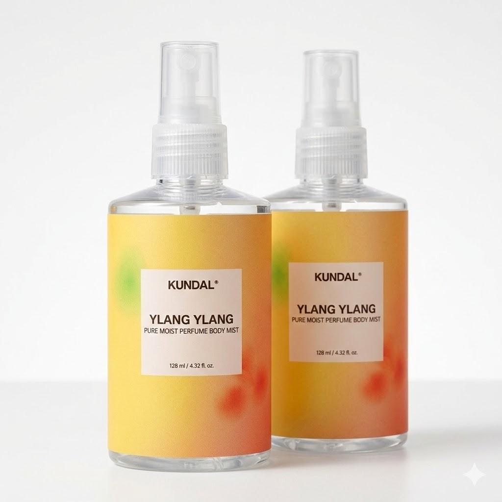 

KUNDAL Pure Body Mist 2-piece Set Baby Powder 128 мл, корейська косметика з гарним ароматом Ylang Ylang 2ea