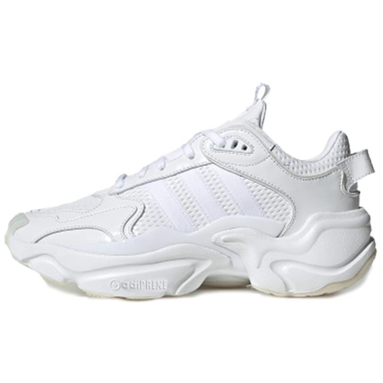Adidas Womens Magmur Runner 'Footwear White' (women's sizes) Footwear White / Footwear White / Core Black Chunky Sneakers EE4815