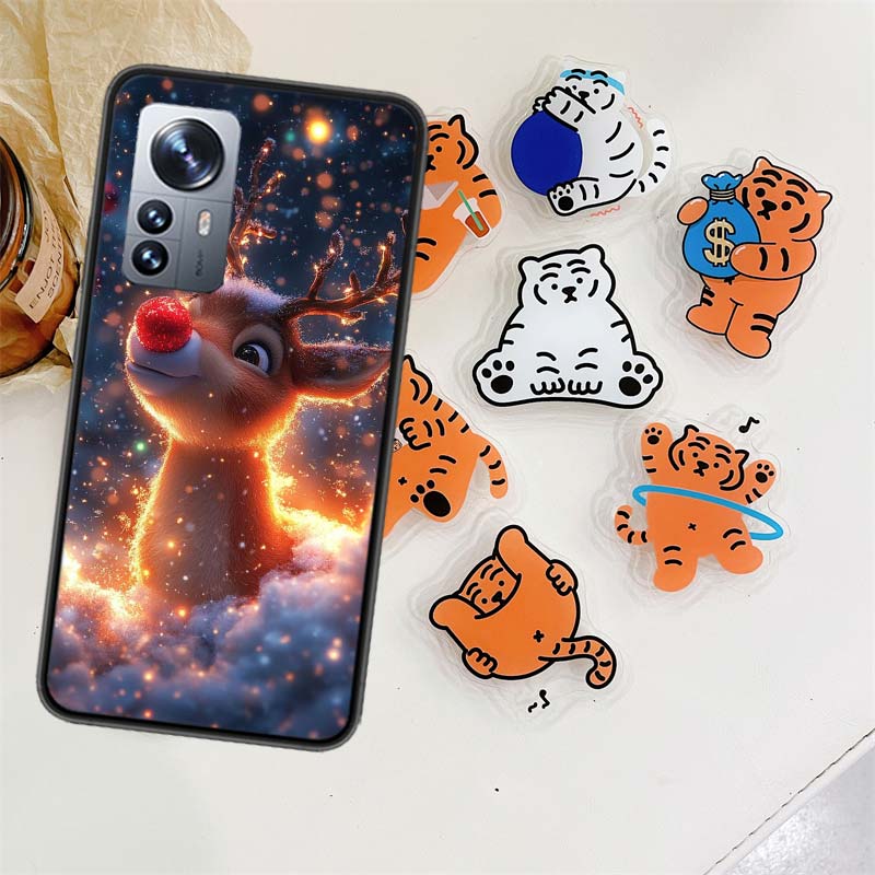 

Christmas Reindeer Decorated With Snow Phone Case For Xiaomi Poco X7 X6 M8 M7 M6 M4 M3 X4 Pro F7 Ultra M5S Mi 14 14T 15 15T 12T Xiaomi 15 Ultra