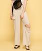 THEFRHT Slit Wide Pants (Beige)
