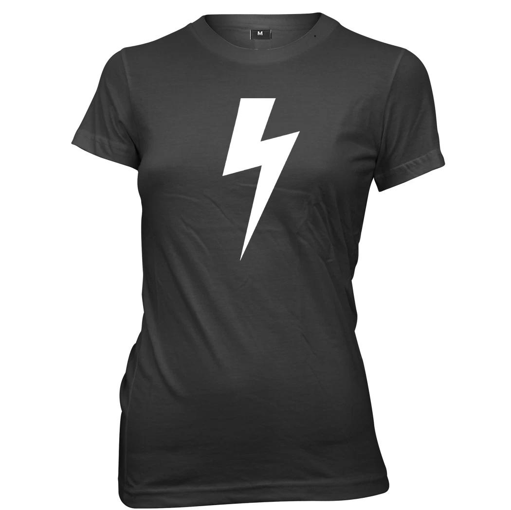 Lightning Bolt Womens Ladies Funny T-Shirt 4XL