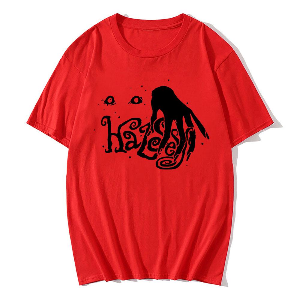 

Unisex Streetwear HALSEY Badlands Fashion T-shirt Cotton Short Sleeve Male Tshirt Casual Loose O-neck Men Tee-shirt Print Clothes XXL