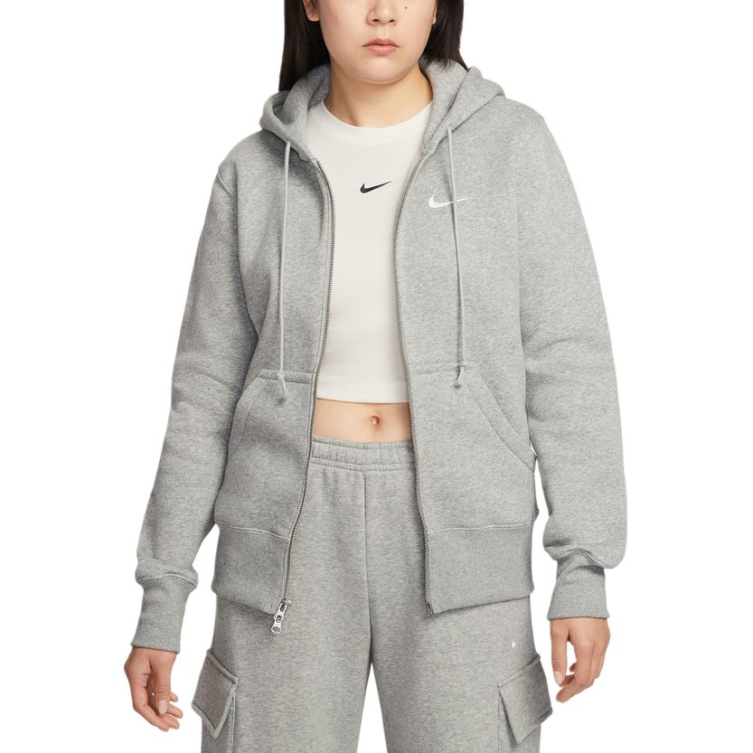 

Nike Куртка женская с капюшоном на молнии, однотонная, с длинными рукавами, HJ0996063 XS