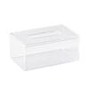 Taschentuchbox-Abdeckung, transparent, rechteckig, Acryl, Serviettenbox-Halter für Wohnzimmer, Schlafzimmer