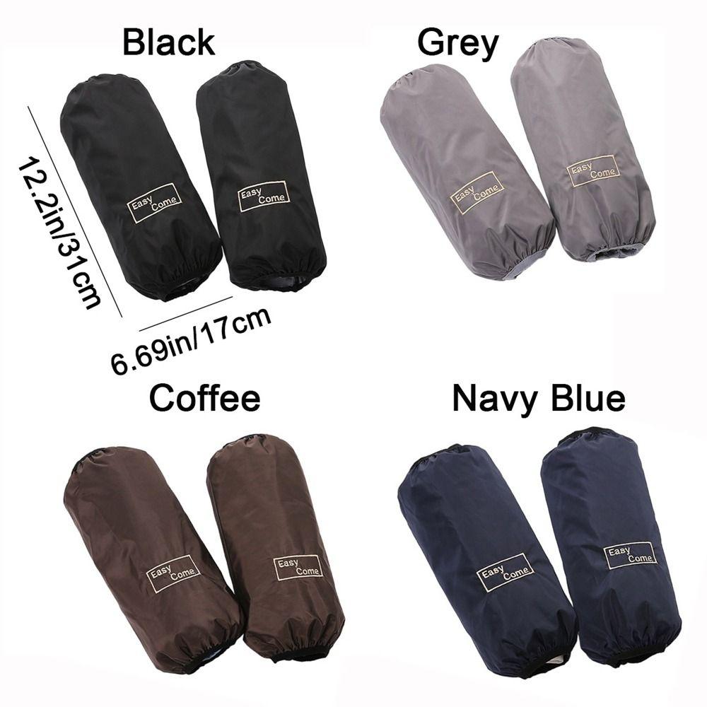 Embroidered Long Waterproof Oversleeves Against Dirt Dishwashing Cleaning Sleeves Men's
