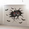Halloween Scary Eyes Bat Bedroom Living Room Porch Home Decoration Wall Sticker