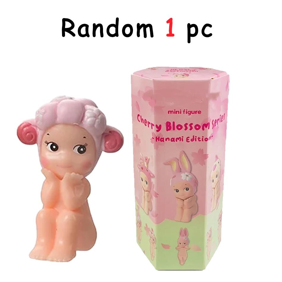 / New  Selling S Angels Cherry Blossom Series Anime Figures Ornaments Dolls Fans Children Birthday Gift Random