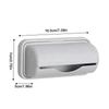 1Pc Garbage Bag Dispenser Roll Holder Self Adhesive Plastic Bag Holder Wall Mounted Garbage Bag Dispenser Kitchen Storage