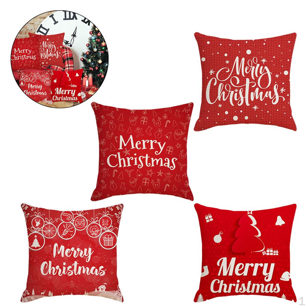 4 шт 18x18 Наволочка Квадратная Лен Спальня Декоративные Подушки Домашний Декор YX1014-17 1060₽