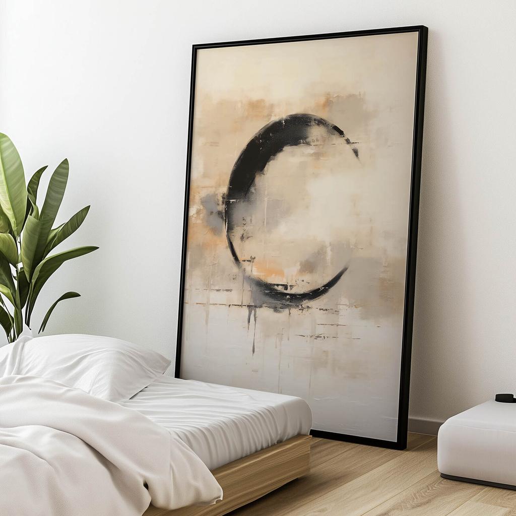 Symphony of the Circle Symphony of the Circle, 30X40 Cm, Gold Aluminum Frame, 230 Gsm Matte Paper