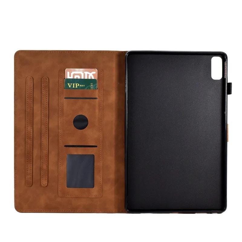 For Lenovo Tab M9 Tablet 2023 Cover 9.0 TB-310FU Wallet Coque For Lenovo Tab M9 9inch Case Card Slots PU Leather Etui+Stylus Pen