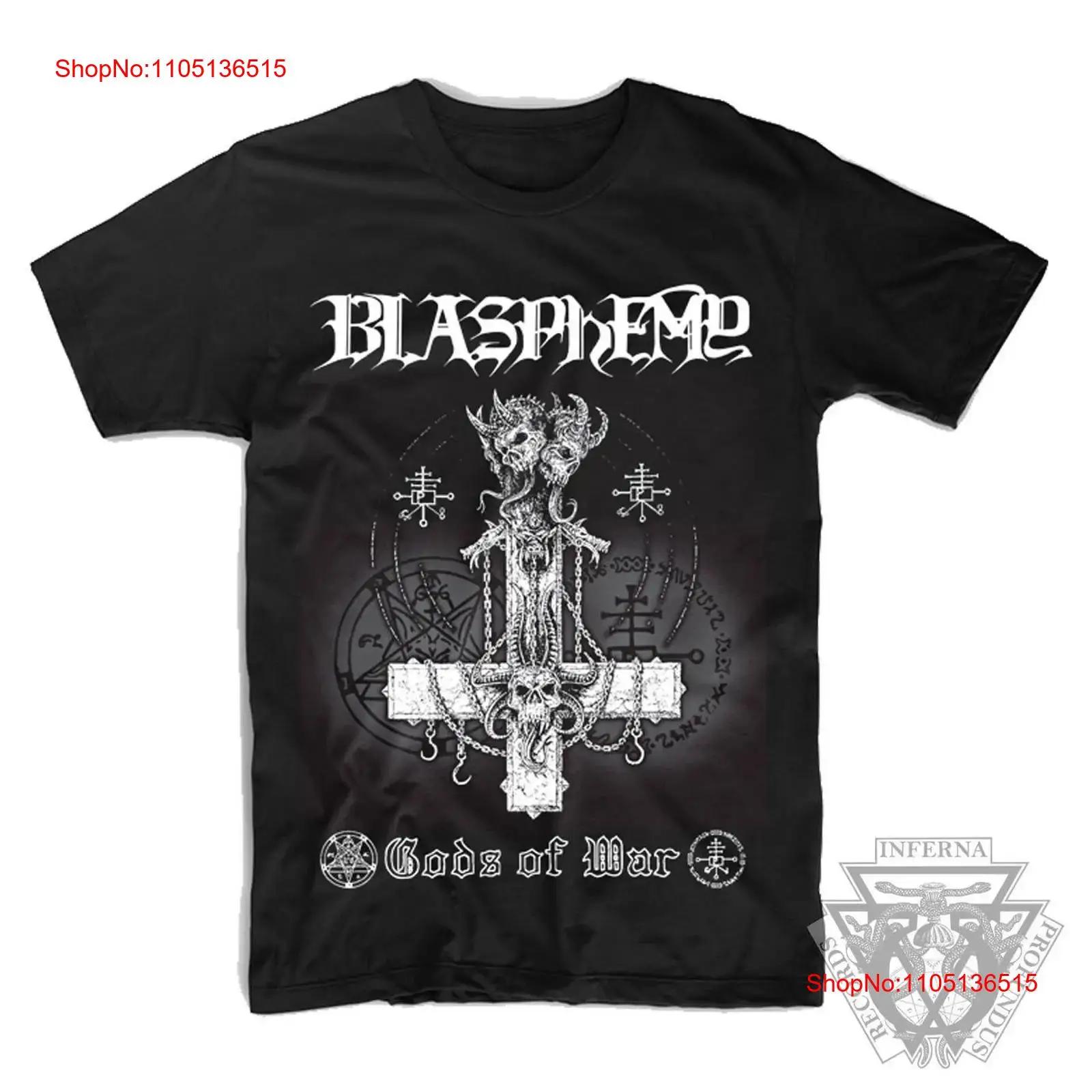 Blasphemy victory T shirt black metal beherit nifelheim von mystifier archgoat vintage Washed homme Unisex Versatile streetwear S разноцветный