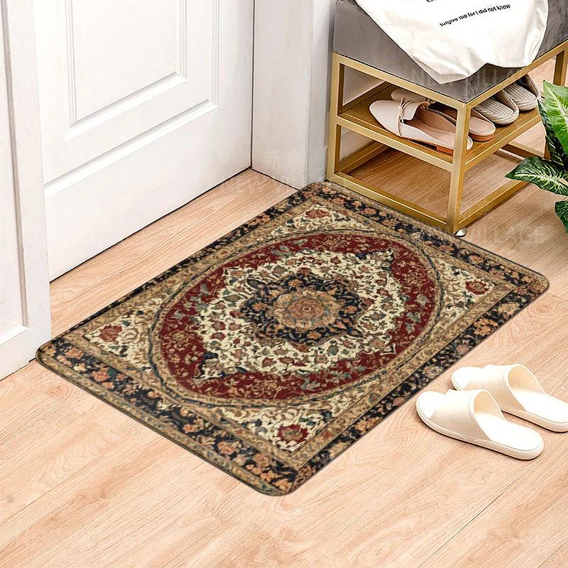 House Entrance Carpet Home Door Mat Modern Nordic Style Room Bath Foot Bathroom Non-slip Kitchen Water Absorption Rugs Abstract