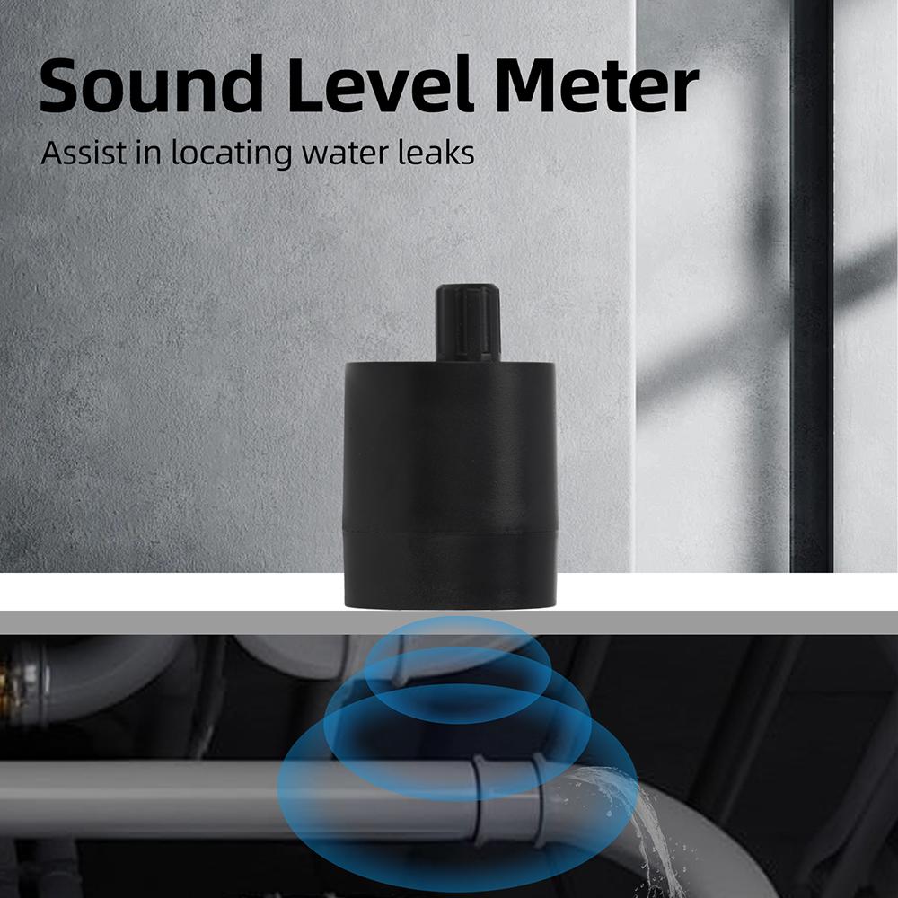 Pipe Leak Locator, with Pointer Gauge Displaying Sound Frequency Levels to Assist in Leak Detection, Type C Interface