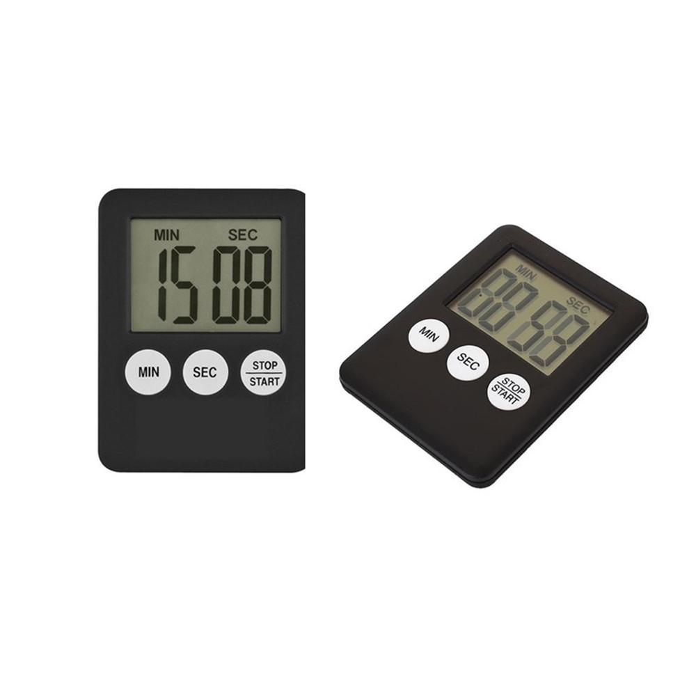 

2 magnetic LCD digital kitchen timer with countdown, clear loud alarm