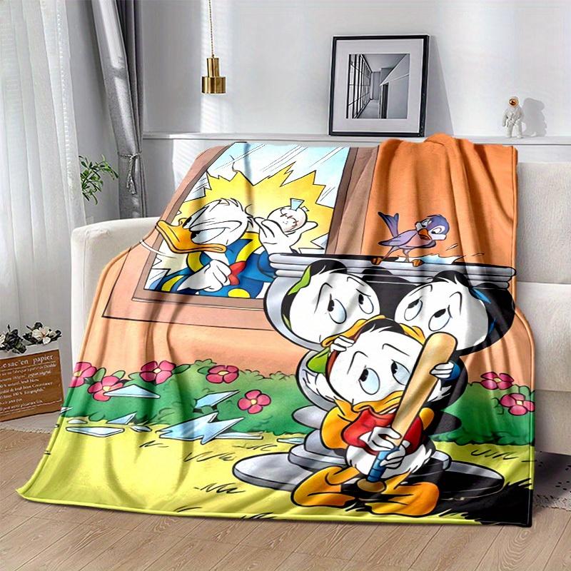 1pc, Duck Tales Throw Blanket Soft & Cozy Duck Family Design for Home Decor, Couch Cover, Travel, Camping, Car