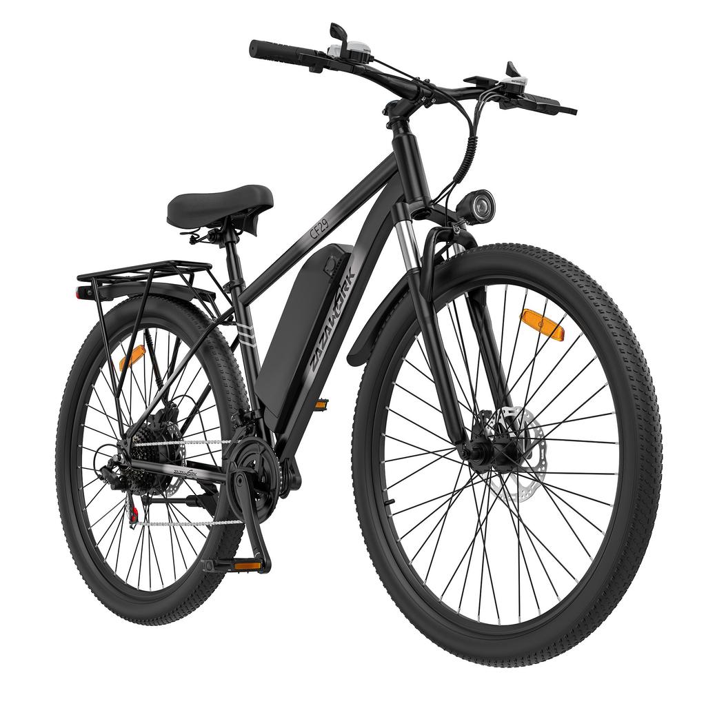ZAZAWORK CF29 Electric Bike with 48V 15Ah Removable Battery, 21-Speed Shimano Gears