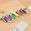 4 Stuks Mini LED Sleutelhanger Kleine Lampjes Zaklamp Sleutelhanger in Verschillende Kleuren