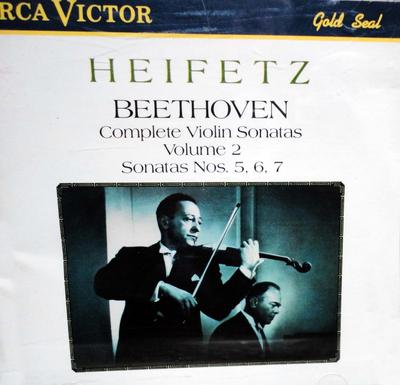 CD BEETHOVEN; HEIFETZ - Violin Sonatas 5-7  77052RG Non Japan Classical Used