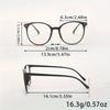 Minimalist Full Rim Plastic Spectacles Fashion Eyewear for Men and Women - Casual Decorative Computer Glasses
