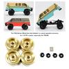 RCGOFOLLOW 4piece Brass Strong Wheel Hex Mount For 1/18 Adapter HOBBYPLUS 1810178 RC Car Part RC Car Accessories