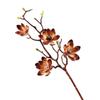 Multi-Bloom Artificial Magnolia Flowers Branch Pink Plastic Fake Flower  Living Room Ornaments