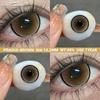 Eyeshare Новые цветные контактные линзы, модные фиолетовые мягкие линзы, коричневые натуральные цветные контактные линзы, розовые коричневые линзы, цветные косметические линзы, 1 пара
