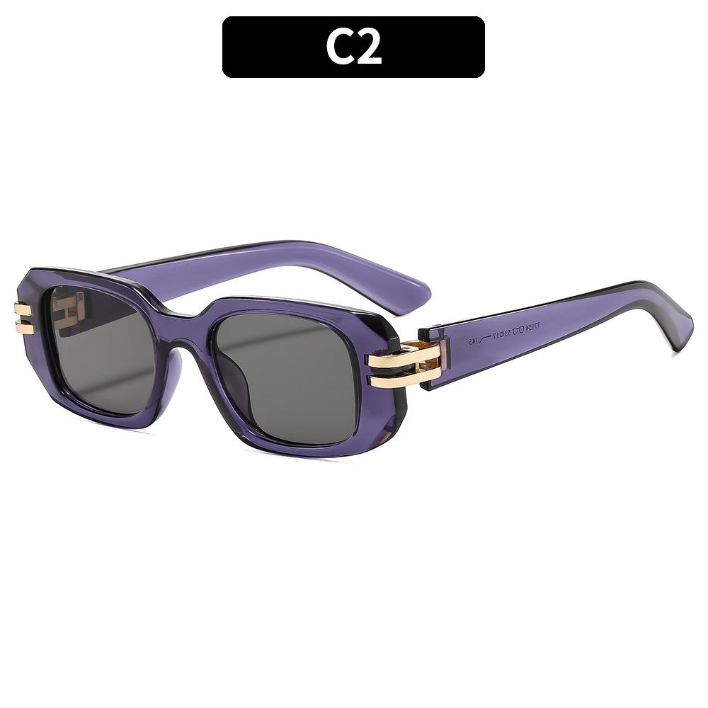 Ladies Sunglasses, Retro Square Sunglasses, Fashionable Outdoor Sunglasses.
