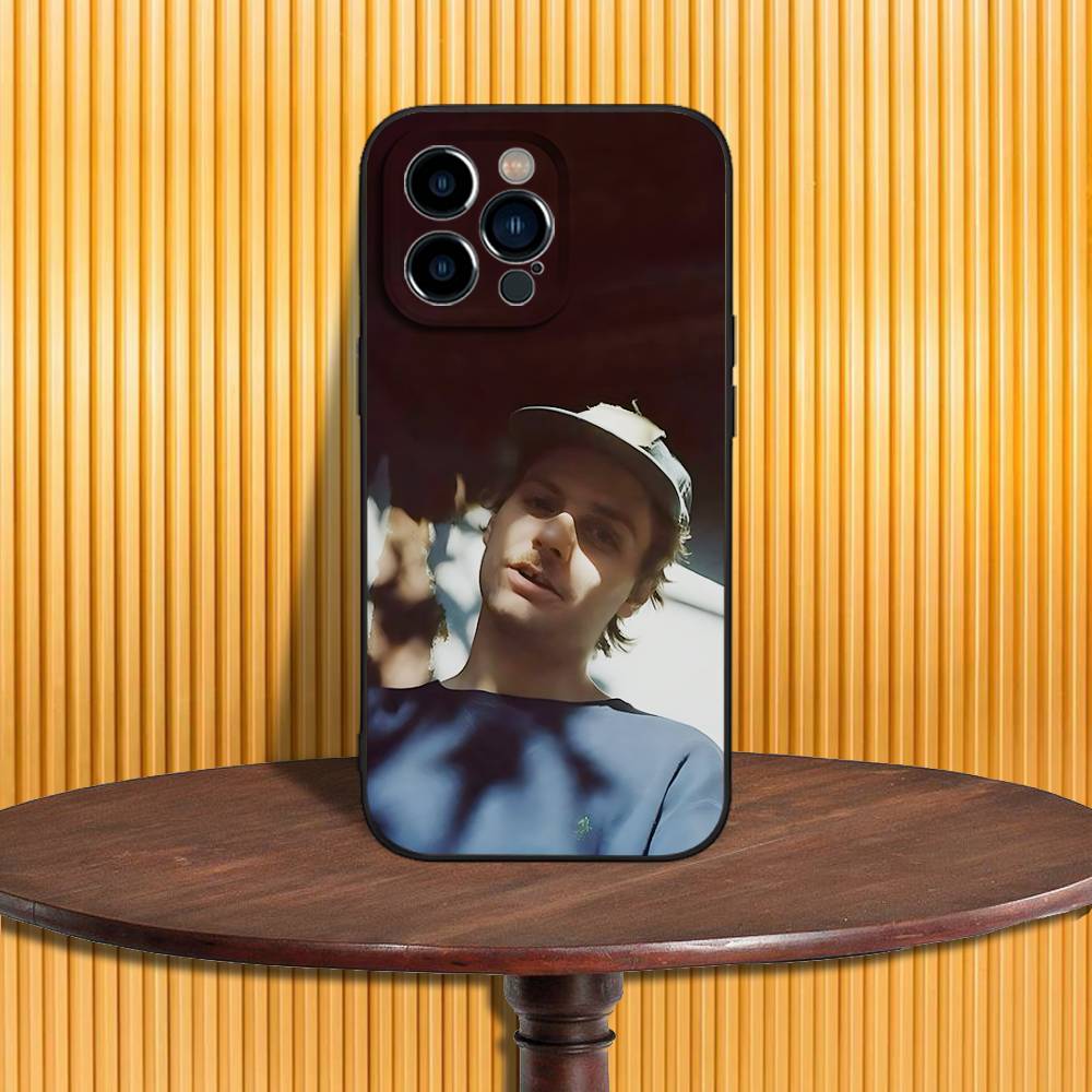 

Чехол для телефона Mac D-DeMarco Singer для iPhone 17,16,15,14,13,12,11,Pro,Max,Plus,X,XS,SE4,E,Mini, Мягкий черный чехол iPhone15pro