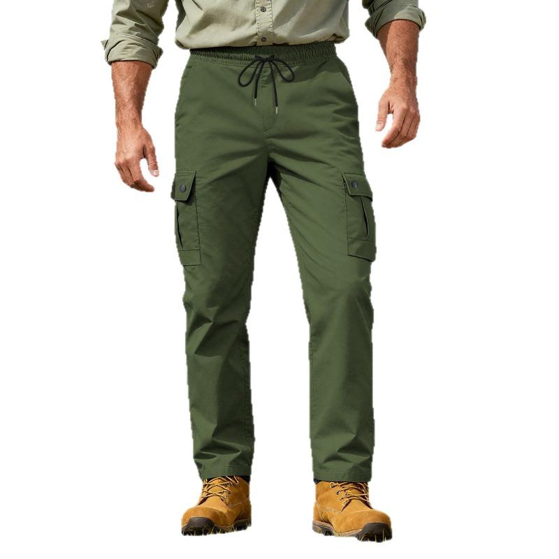 

2026 Autumn and Winter New Style Retro Loose Commuting Casual Trousers XXXL зелений