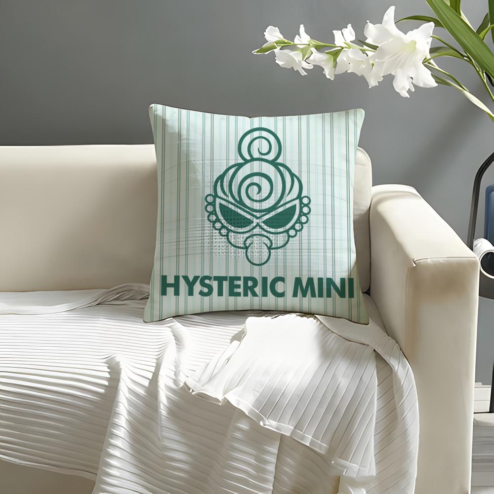 Cool Hhysteric cute mini Pillow Case Natural Linen Organic Fabric DoubleSided Printing Sofa Home Decor Cushion Cover