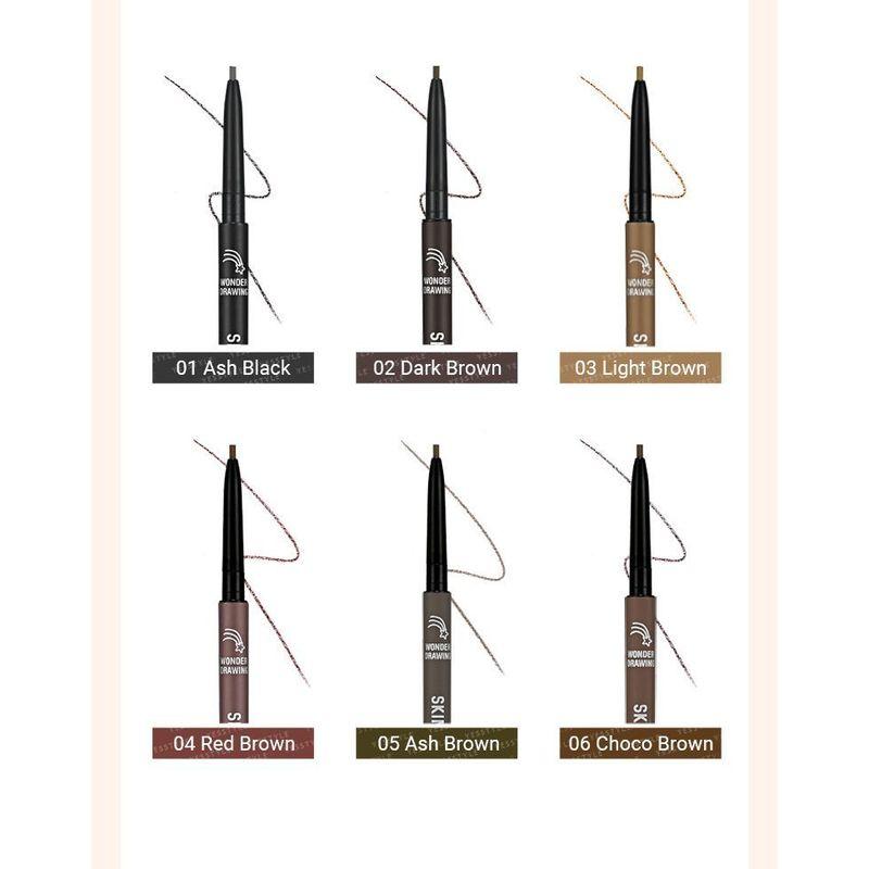 HOLIKA HOLIKA - Wonder Drawing Skinny Eyebrow - 6 Colors