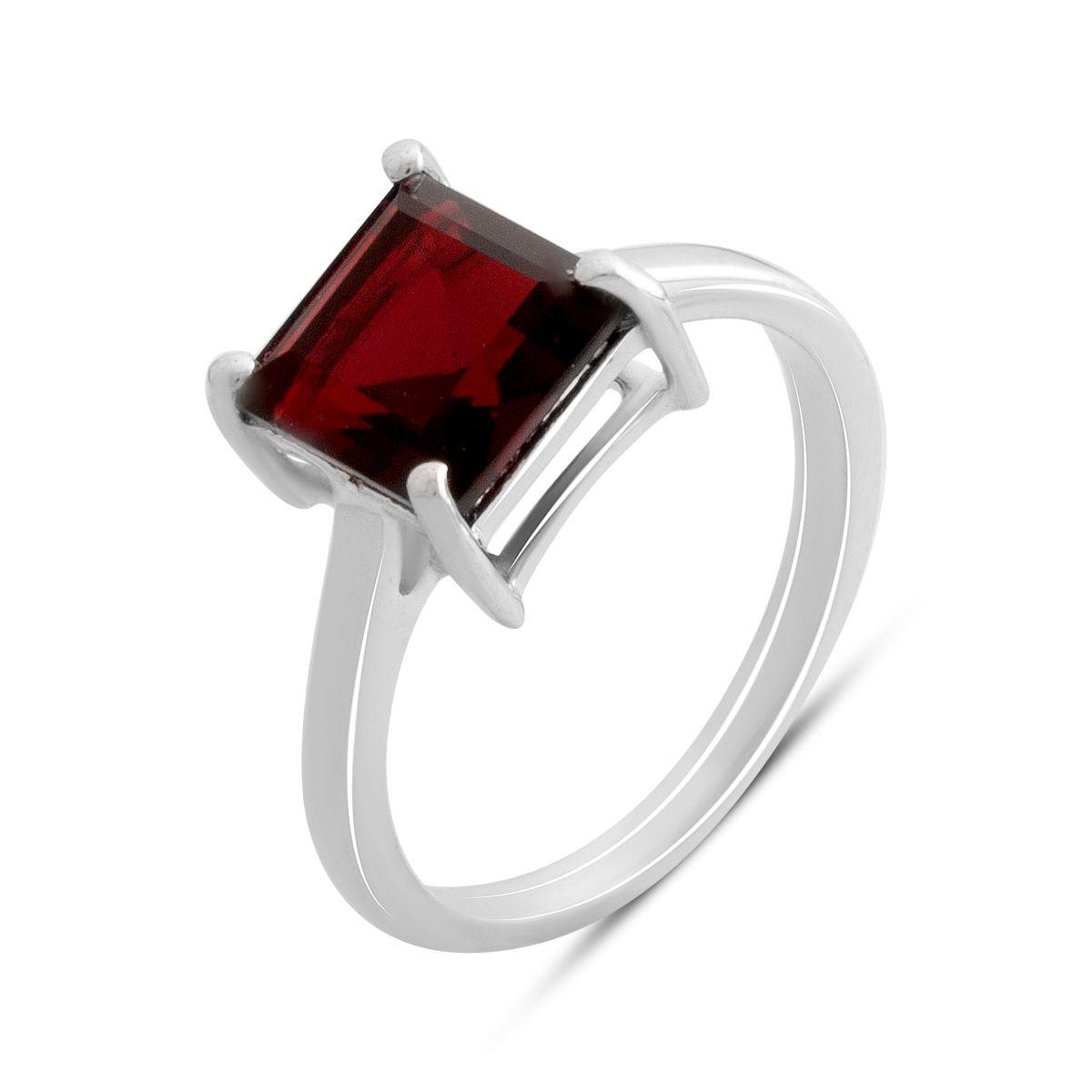 

Серебряное кольцо с натуральным гранатом 2.142ct, вес изделия 2,82 гр (2181583) 18.5