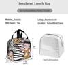 LDU Betty Boop Cartoon Black Lunch Bag, Bento Box, Insulated/Cooler Bag with Zipper, Compact, Soft Cooler Bag, Tote/Eco Bag