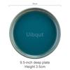 Creative and beautiful ceramic plates serving plate Retro tableware Western plate With steak for breakfast plates Japanese plate