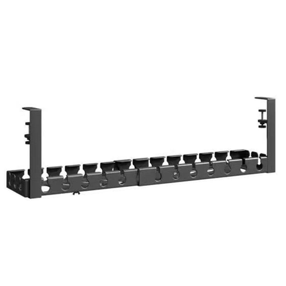 Extendable Under Desk Cable Management Tray Sturdy Power Strip Cord Holder  for Home