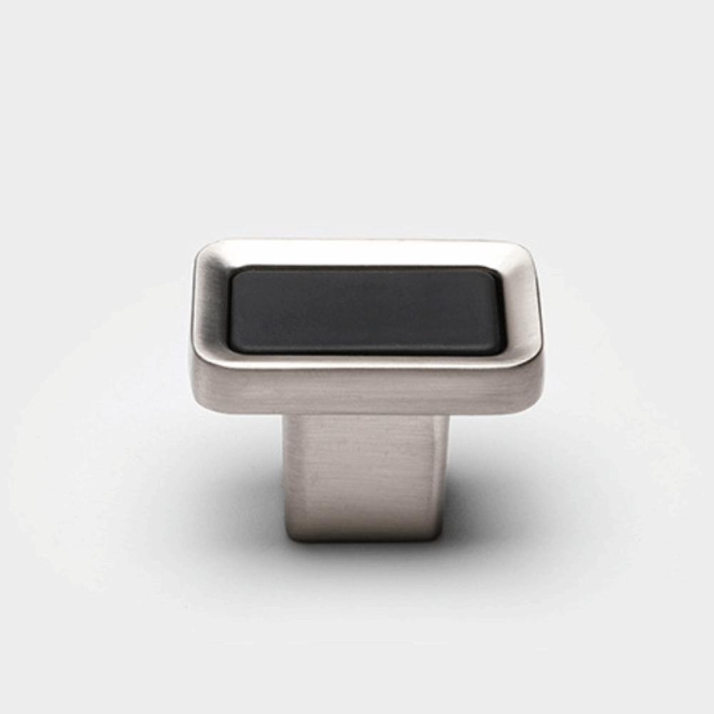 Black Square Single Hole Handle Zinc Zinc Zinc Alloy Cabinet Handle Black Gold Handle  Kitchen Cabinets