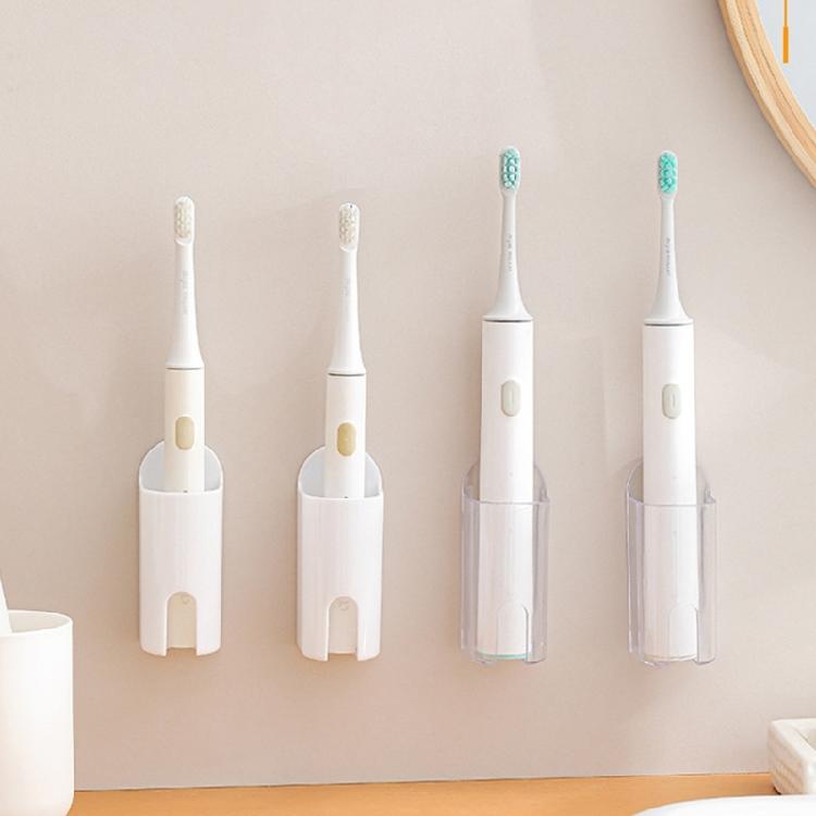 Bathroom Toothbrush Organizers Adhesive Installation Plastic Holder Waterproof Designs for Electric Brushes Space Saving