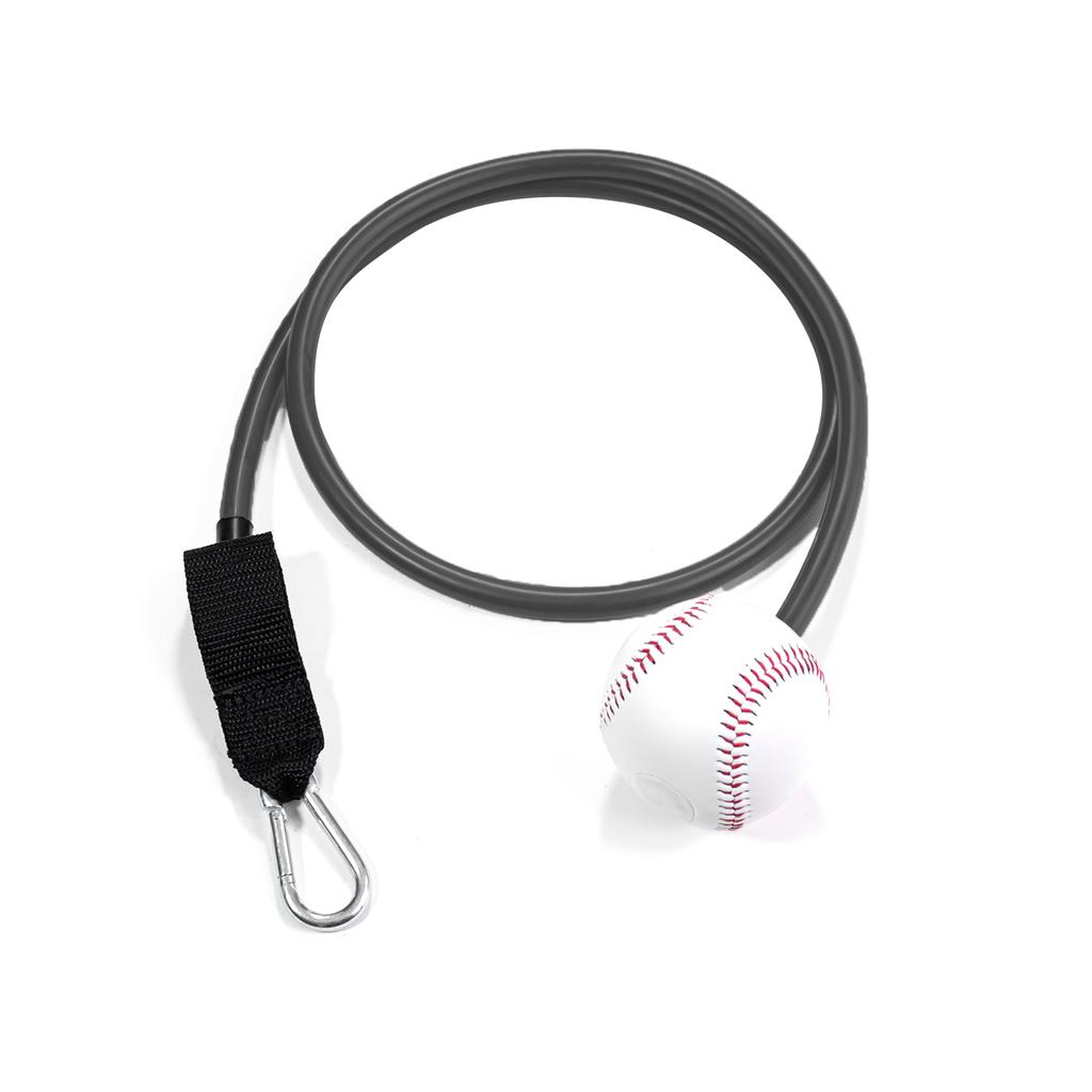 Baseball Rubber Baseball Throwing Trainer Resistance Band Baseball Exercise Bands with Interchangeable Baseball Grip