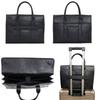 Men's Casual Genuine Leather Briefcase - Large Capacity, Expandable Business Handbag In Top Layer Cowhide.