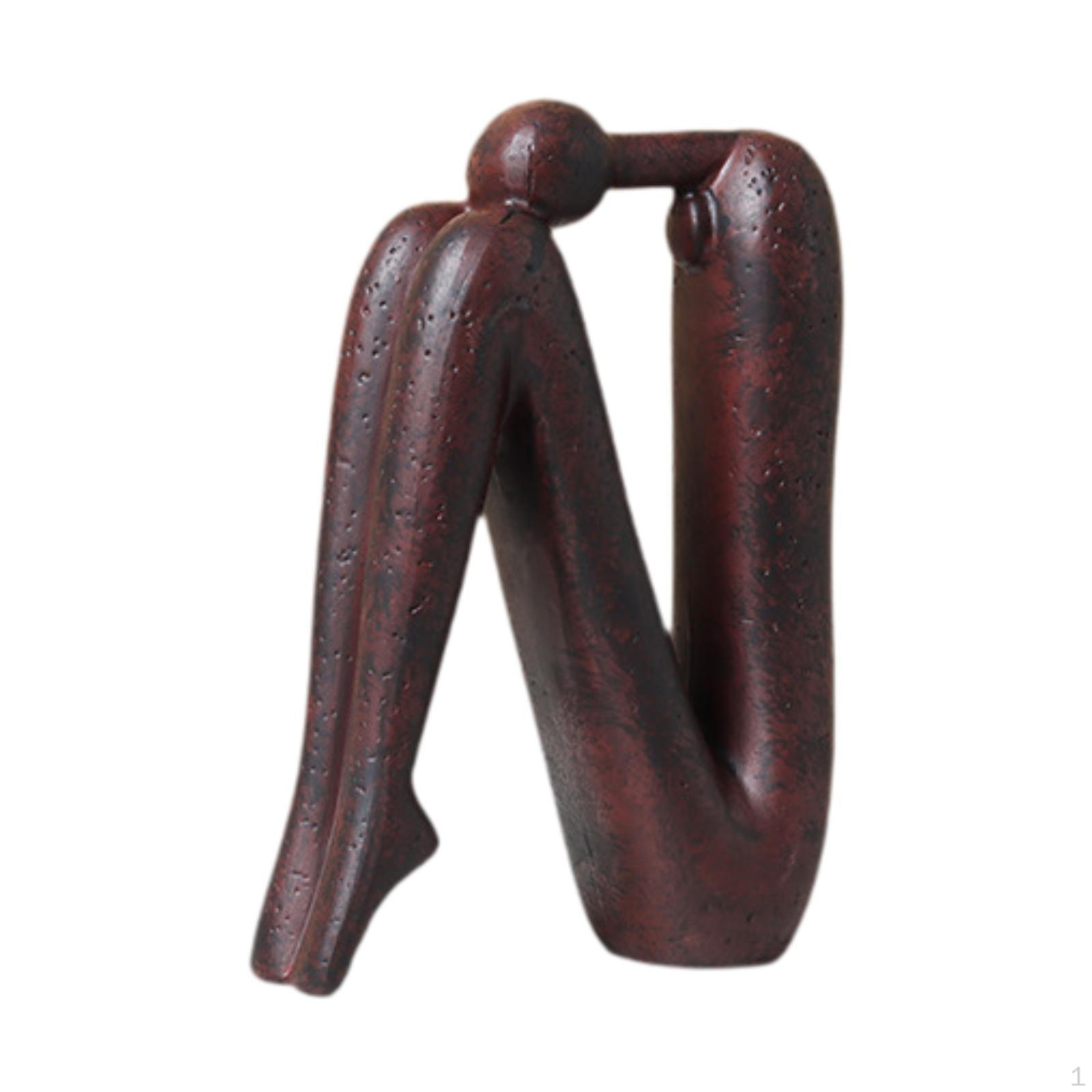 

Abstract Figure Sculpture Decorative Art Piece for Home And Office Display червоний