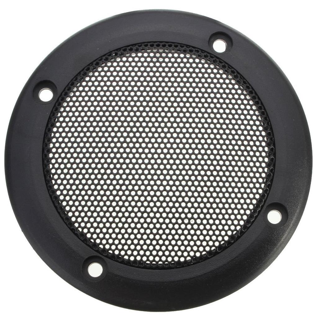 Flushbay Set of 2 Speaker Covers, 4" Universal Speaker Grill Cover, Car Accessories, Speaker