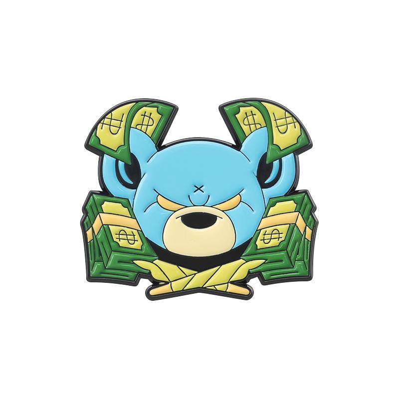 Creative US Dollar Money Collection Enamel Pins Cartoon Banknote Get Rich Brooches Backpack Lapel Badge Funny Jewelry for Gift