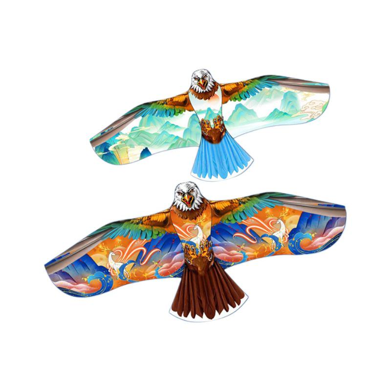 Kartal Uçurtma - Hafif Rüzgar, Uçurması Kolay, Korkuluk Kuş Kovucu